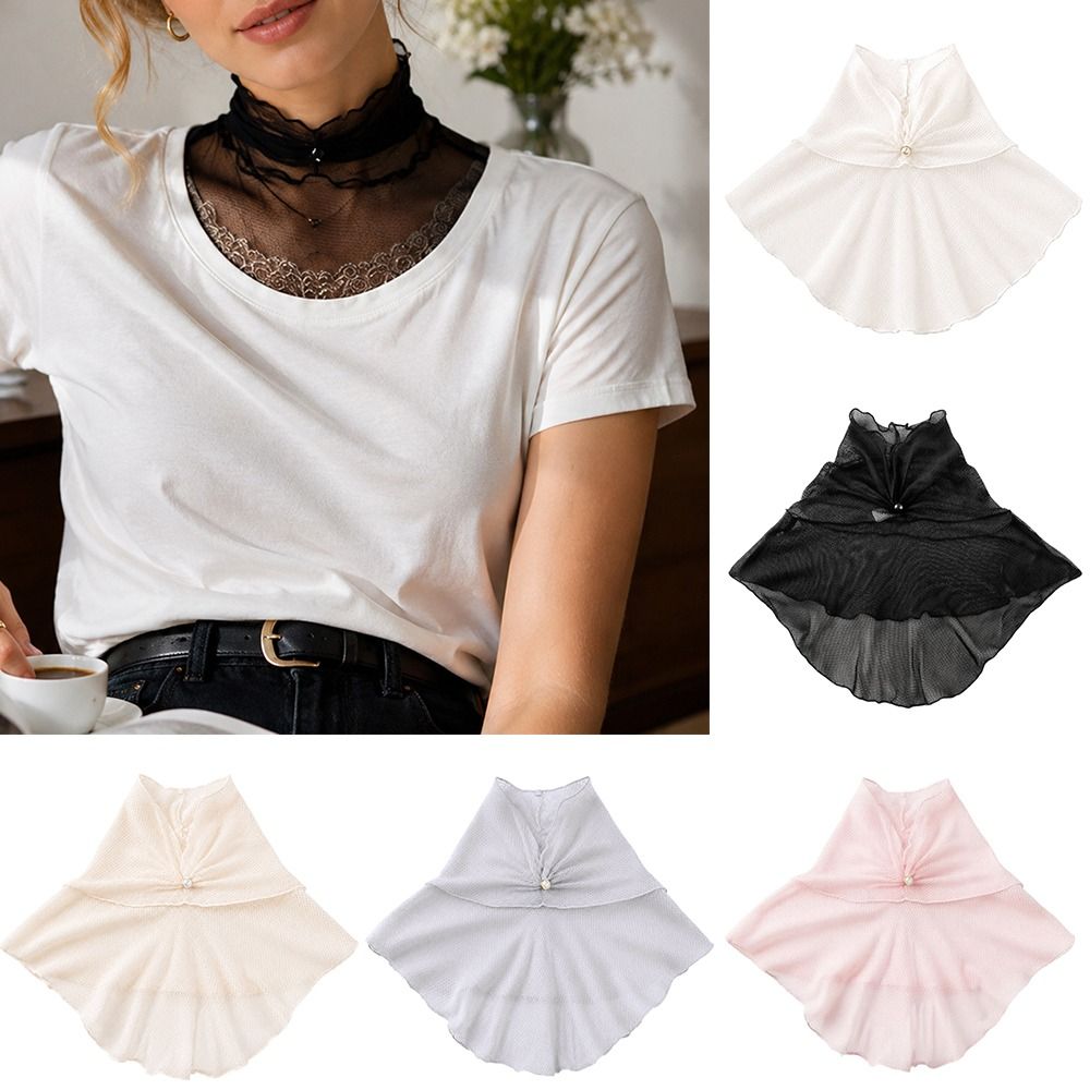 Silk Neck Scarf - New Mesh Silk Mesh Scarf Breathable