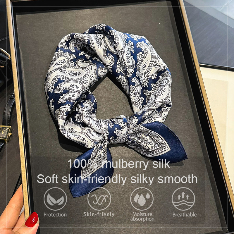 Luxury 100% Mulberry Silk Scar - огляд і ціна Silk Neck Scarf