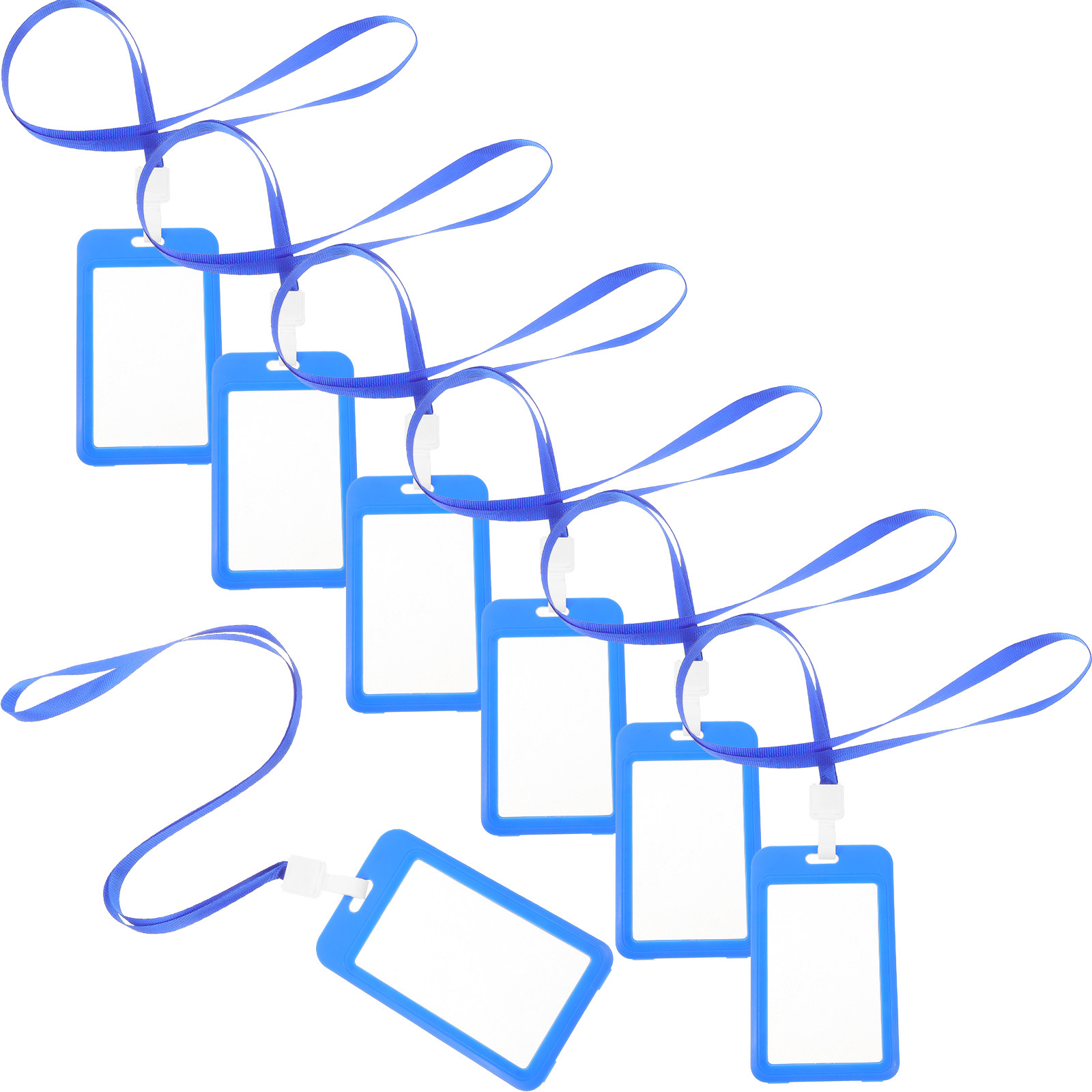 10Pcs Versatile Clear Card Hol - огляд і ціна Lanyard Badge Holder