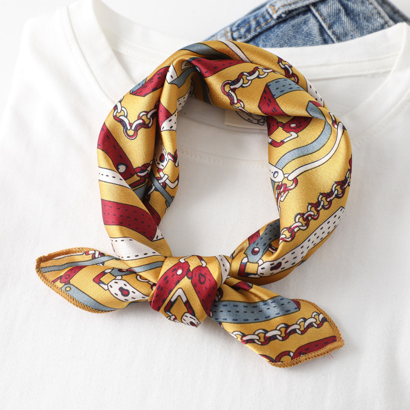 Women scarf  50*50cm Square Sk - огляд і ціна Silk Neck Scarf