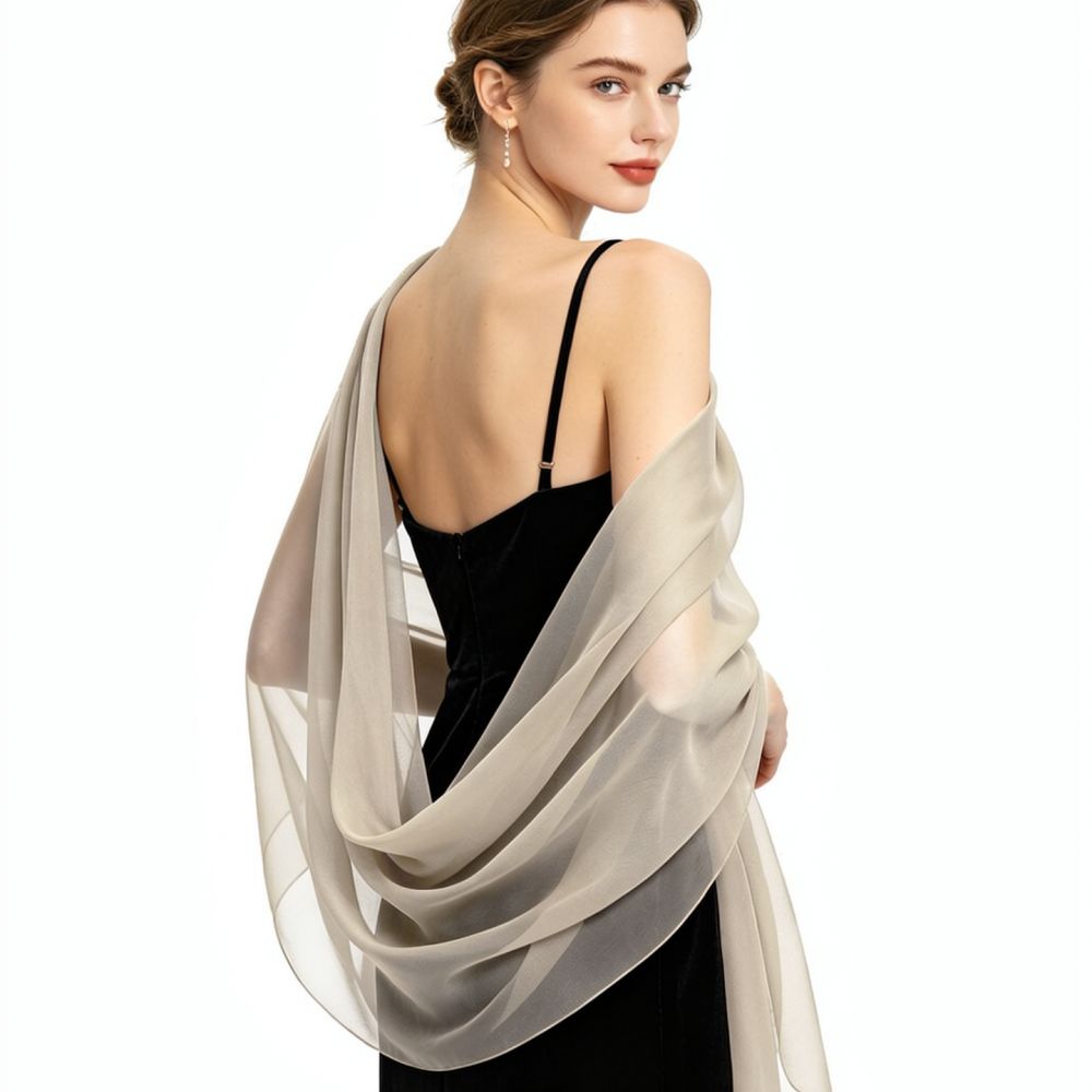 Elegant Chiffon Scarf Wrap For - огляд і ціна Stole Wedding Shawl