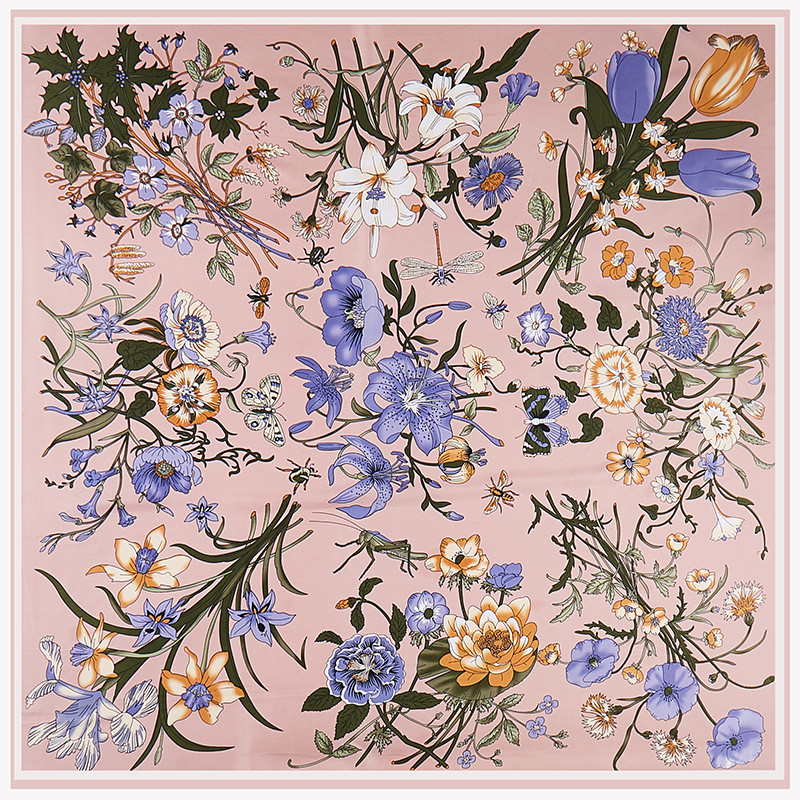 POBING Twill Silk Scarf Women  - огляд і ціна Face Scarf Mask
