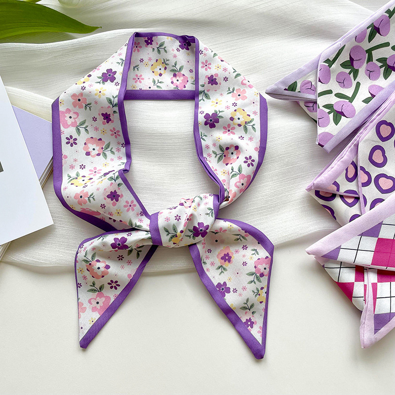 New Luxury Narrow Short Woman' - огляд і ціна Silk Neck Scarf