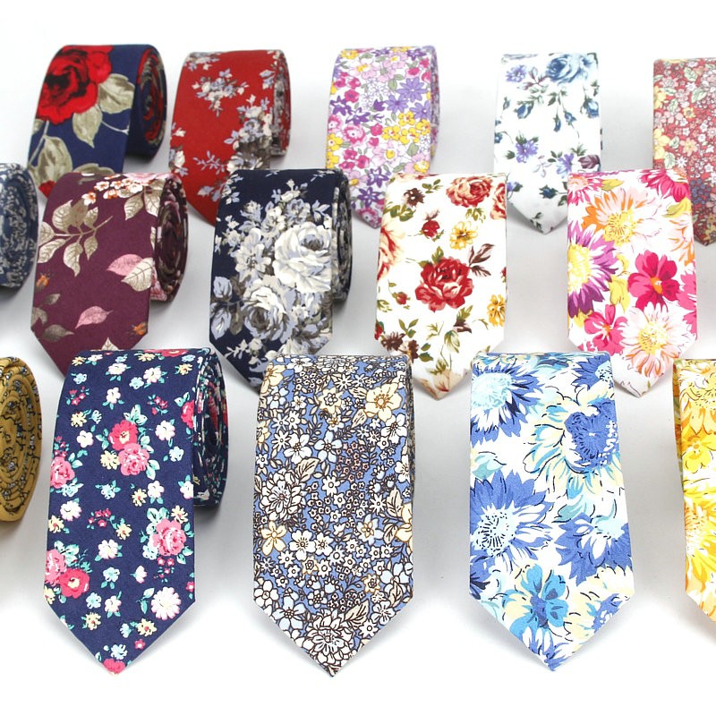 New Floral Tie For Men Women S - огляд і ціна Skinny Tie Men
