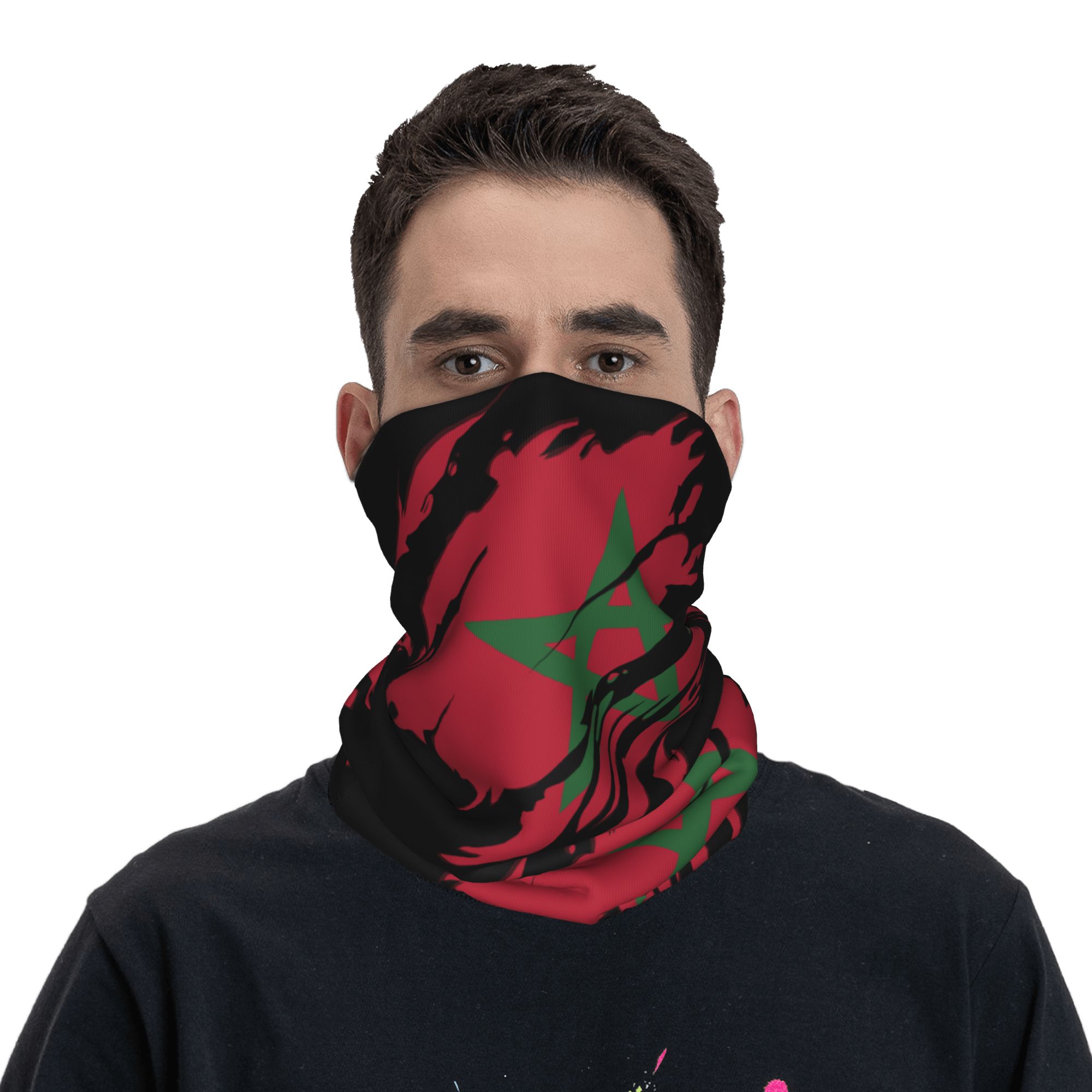 Custom Moroccan Torn Morocco F - огляд і ціна Neck Warmer Tube