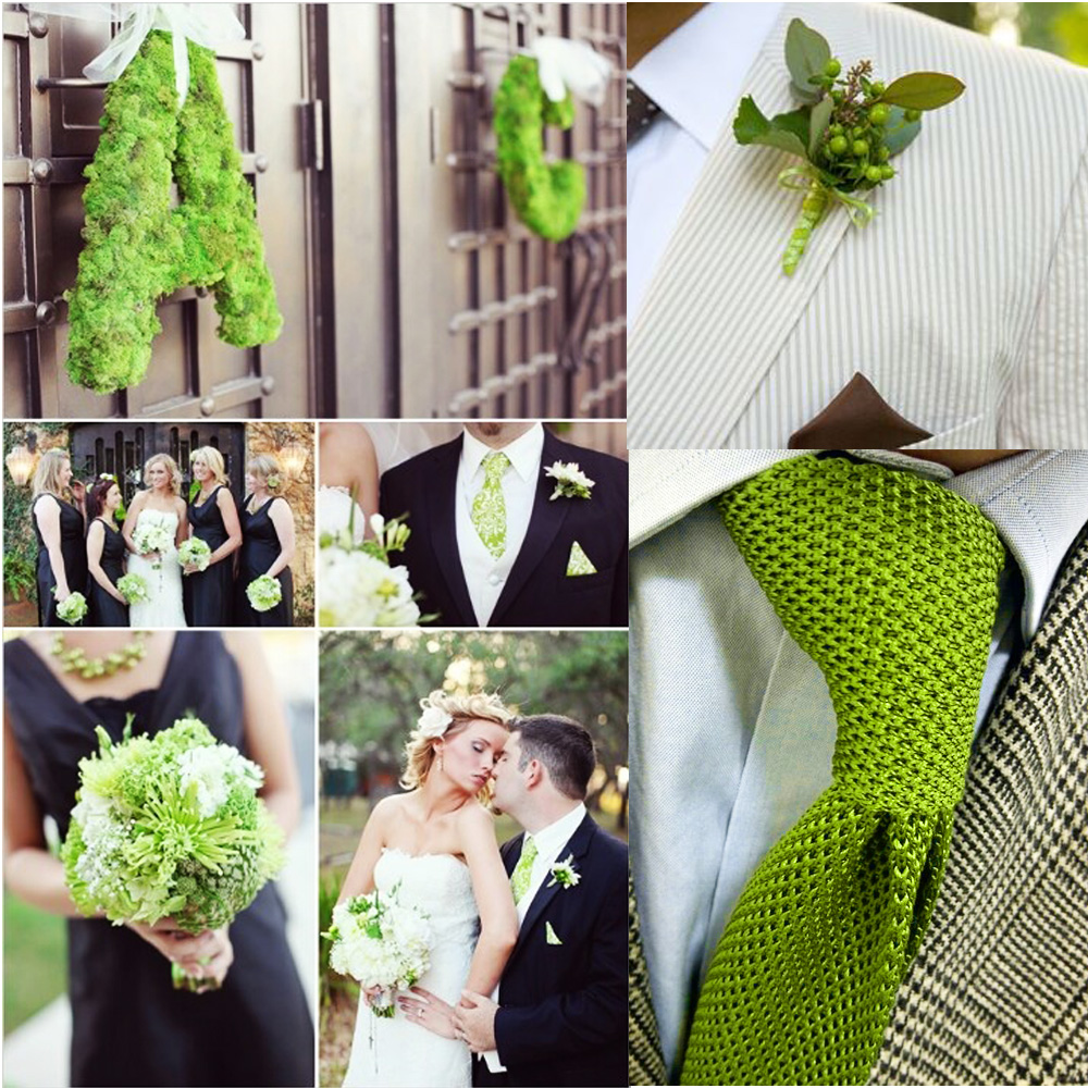 Men's Skinny Knit Tie Green Co - огляд і ціна Skinny Tie Men