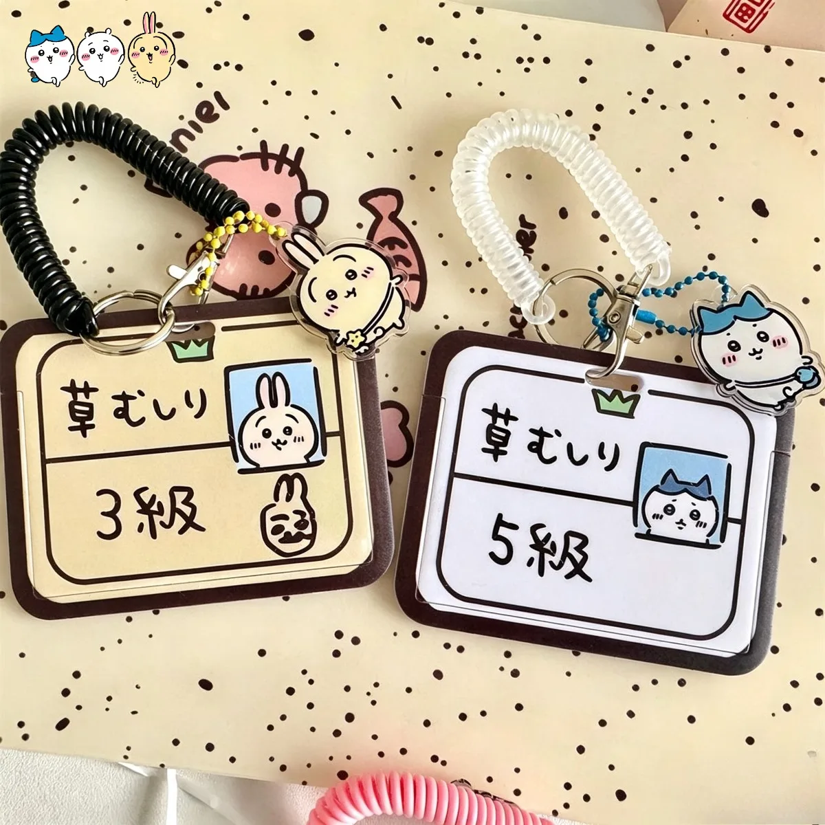 Cute Chiikawa Card Holder Hach - огляд і ціна Lanyard Badge Holder