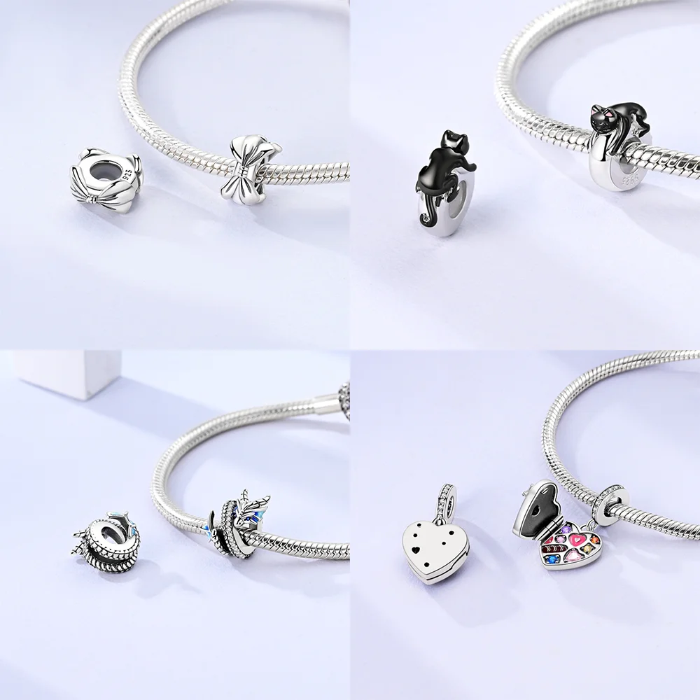 925 Sterling Silver Bow Pink H - огляд і ціна Tie Clip Silver