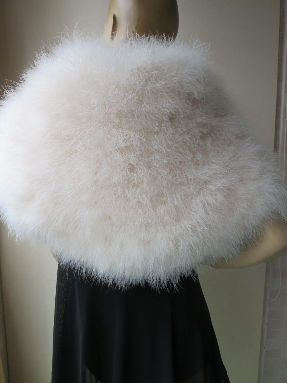 Luxury Real Feather Wrap for W - огляд і ціна Stole Wedding Shawl