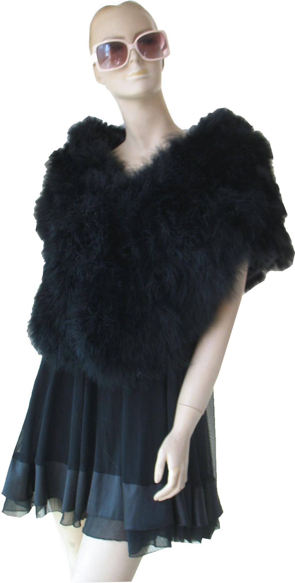 Luxury Real Feather Wrap for W - огляд і ціна Stole Wedding Shawl